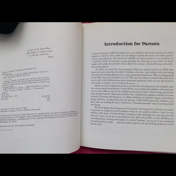 childrens book,“gentle Willow.” OOP Spiritual Rare HB watercolors/NWOT SALE! - Picture 5 of 5